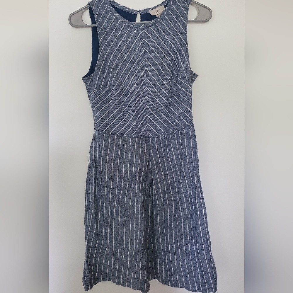 LOFT Striped Dress